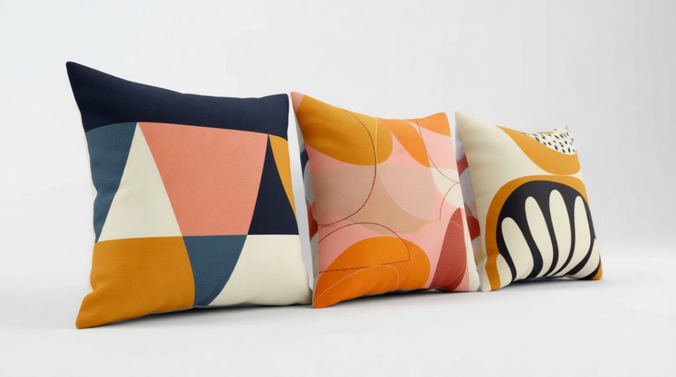 Harmonie des couleurs et des motifs en décoration