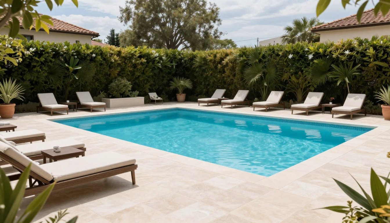 Harmonie paysagère et soin du bassin ✨