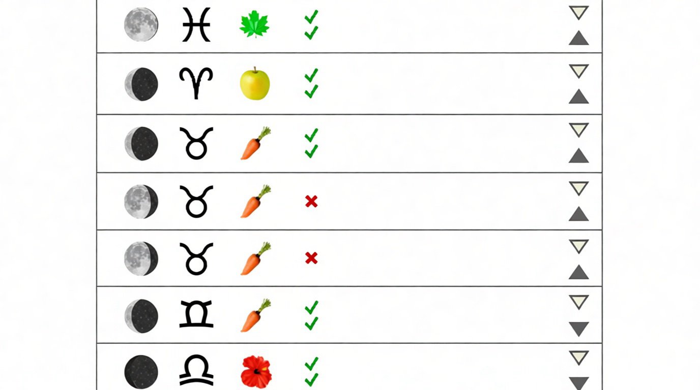 🌿 Utiliser les quatre catégories de jours du calendrier