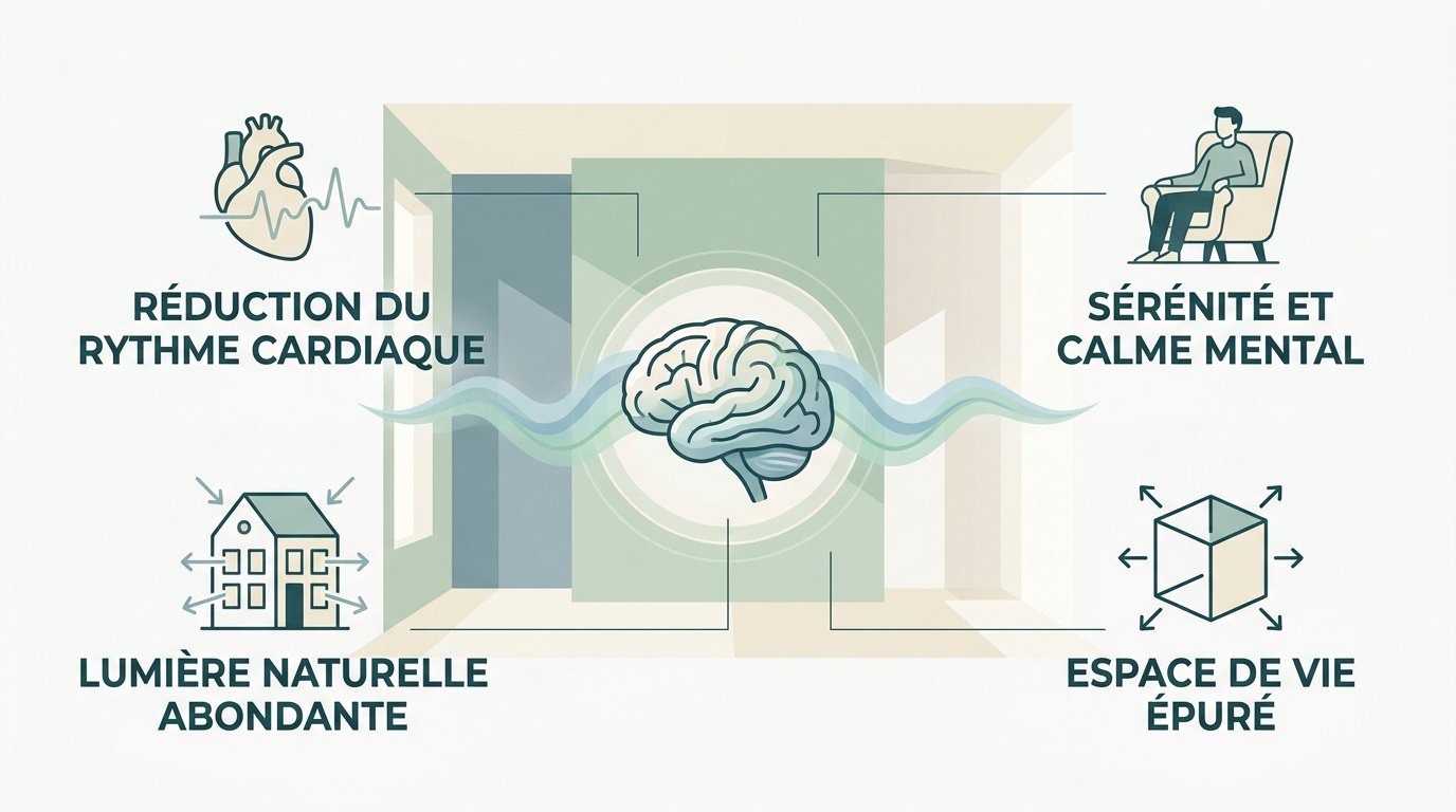 Infographie bien-être mental et couleurs
