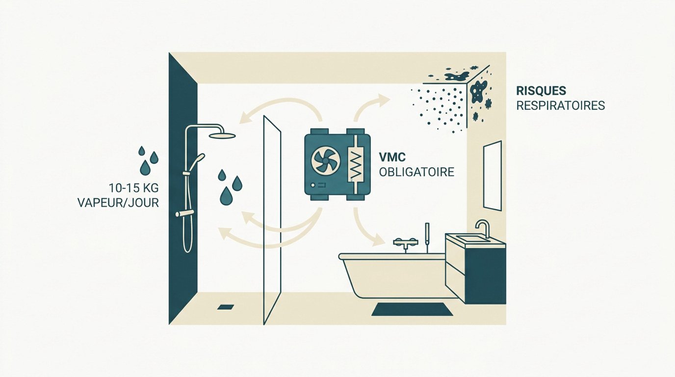 VMC salle de bain humidité