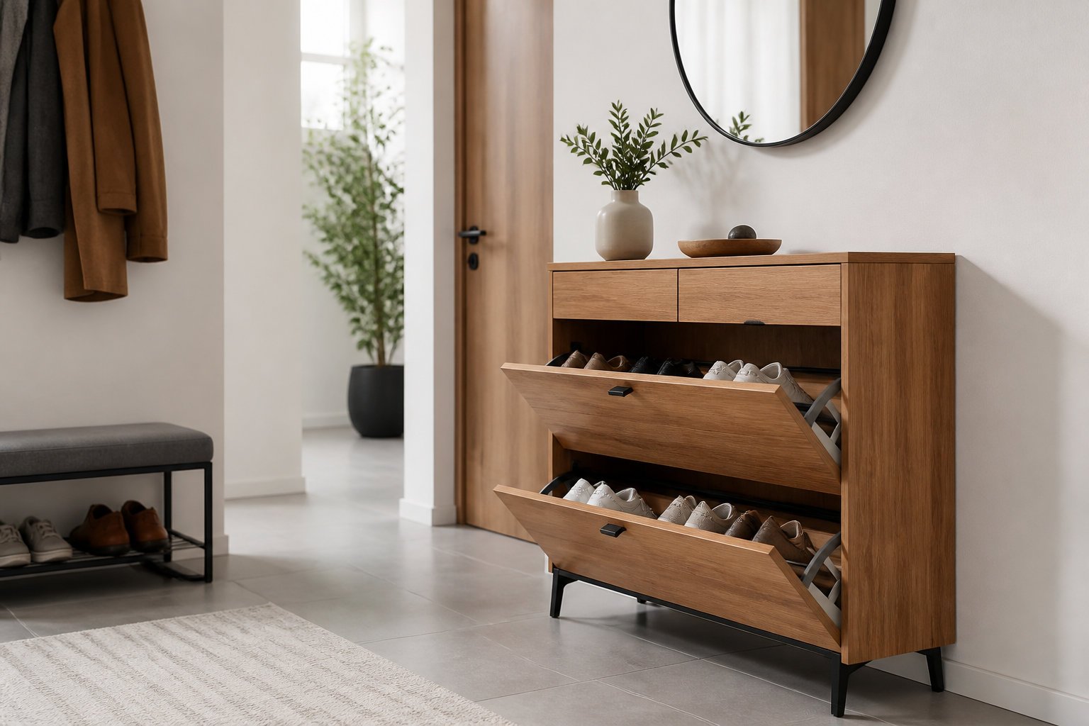 Rangement entrée chaussures : comment bien choisir son meuble ? 📏