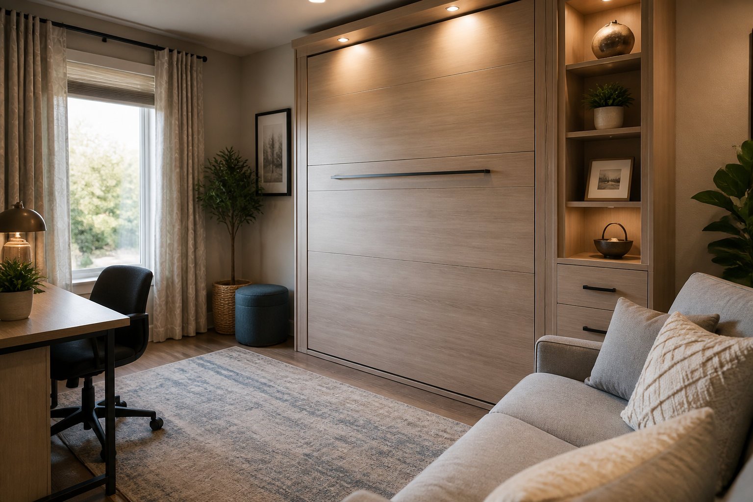 3 solutions pour réussir l'aménagement d'une chambre d'amis multifonction 📐