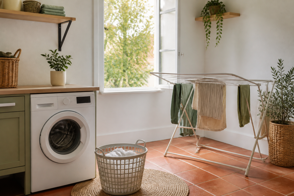 Humidité dans la buanderie : aération, linge et organisation
